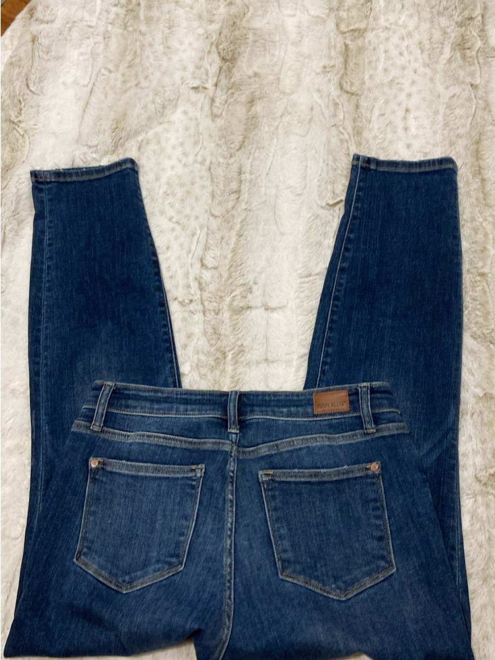 Judy Blue Boyfriend Fit Dark Indigo Skinny Jeans - Picture 8 of 8